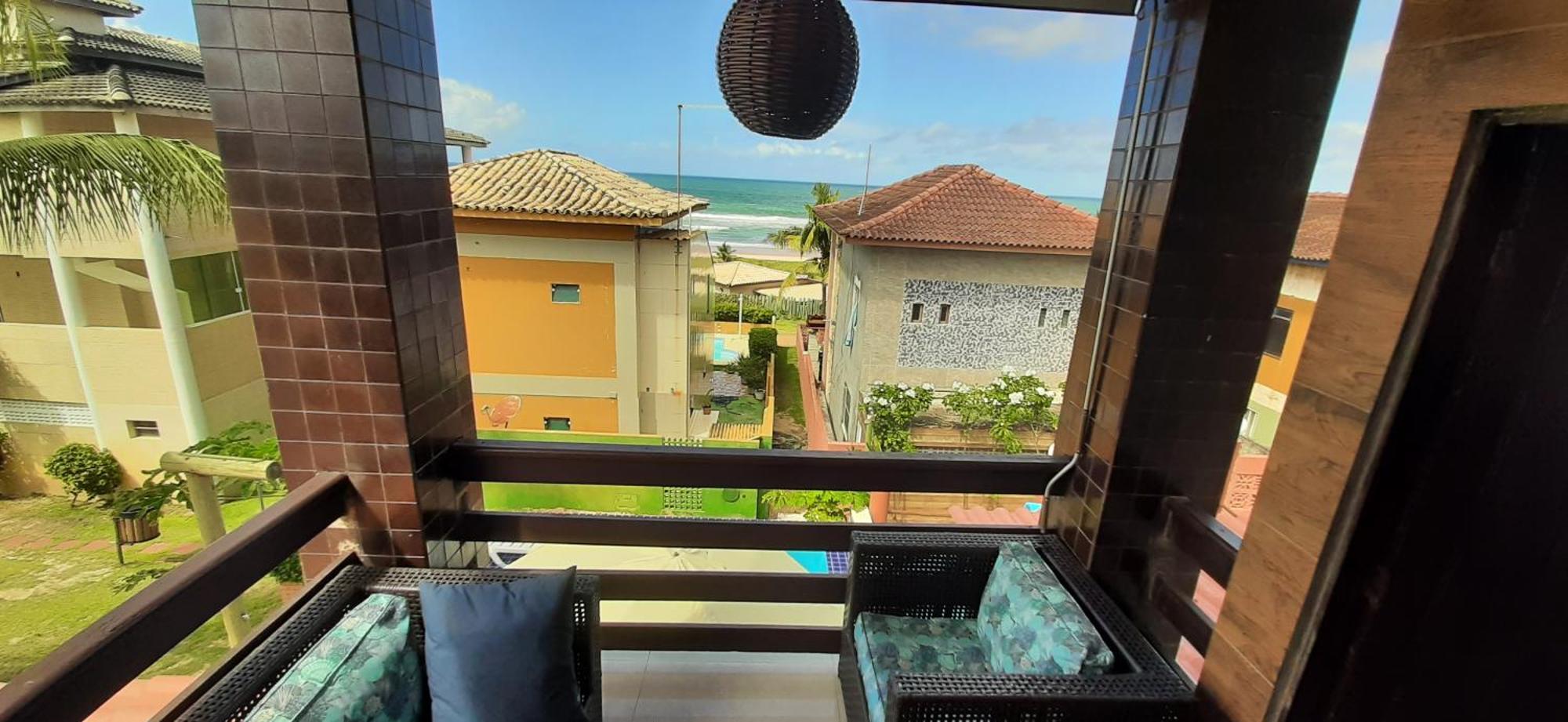 Chale Brisa Mar Pe Na Areia Em Barra Do Jacuipe Villa Camacari Exterior foto